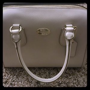 Coach White Purse
